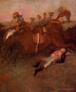 Scene from the Steeplechase - the Fallen Jockey