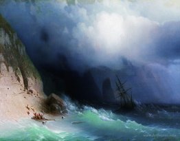 The Shipwreck near rocks