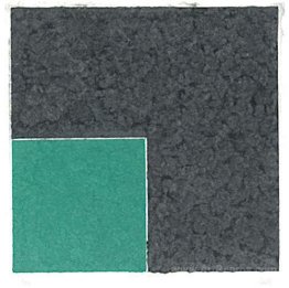 Colored Paper Image XVIII (Green Square with Grey)