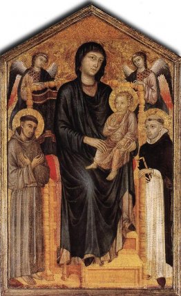 Madonna Enthroned with the Child, St. Francis, St. Domenico and