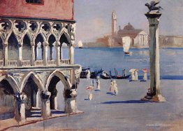 Venice. Quay Grand Canal with views of the island of San Giorgio