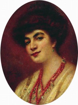 Portrait of the Woman with Coral Beads