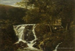 Landscape with a Waterfall near Norwich, Norfolk