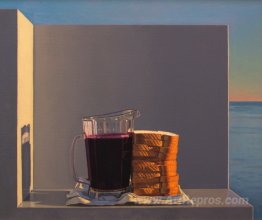 Still Life with Grape Juice and Sandwiches (Xenia)