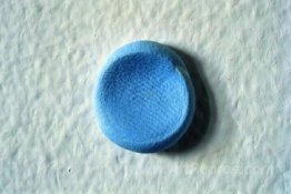 Work No. 79 (Some Blu-Tack kneaded, rolled into a ball, and depr