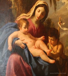 The Virgin and Child Jesus with Saint John the Baptist