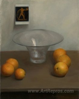 Oranges and Glass Bowl