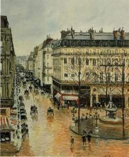 Rue Saint Honore, Afternoon, Rain Effect