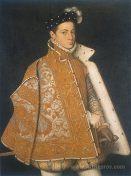 A portrait of a young Alessandro Farnese, the future Duke of Par