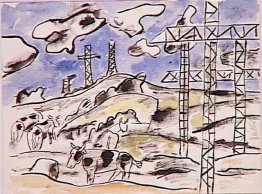 Pylons (study for The City)