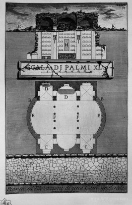 The Roman antiquities, t. 2, Plate XLIII. Plan and elevation of