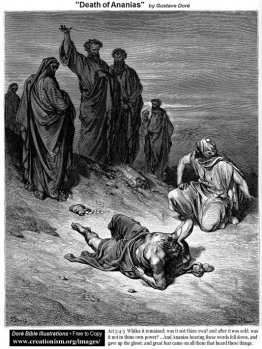 Death Of Ananias