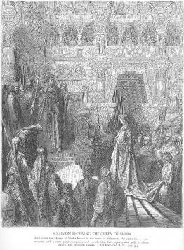 Solomon Receives the Queen of Sheba