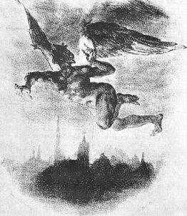 Mephistopheles Over Wittenberg (From Goethe's Faust)