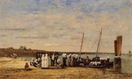 Fishermen of Kerhor Receiving a Blessing at Plougastel