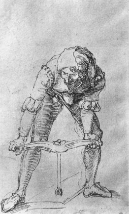 Study of a man with a Drill 