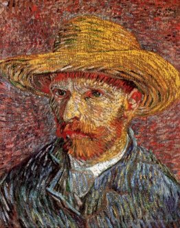 Self-Portrait with Straw Hat