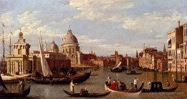 View Of The Grand Canal And Santa Maria Della Salute With Boats