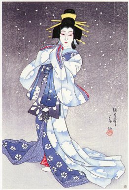 Otani Tomoemon as the Spirit of Snow