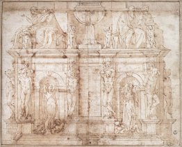 Design for Julius II tomb (second version)