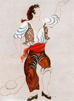 Costume design for ballet "Tricorne"