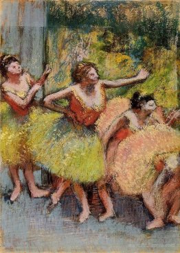 Dancers in Green and Yellow