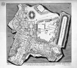 The Roman antiquities, t. 1, Plate XLII. Plan of the Baths of Di