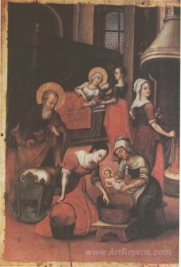 Icon The Nativity of Virgin Mary (fragment)