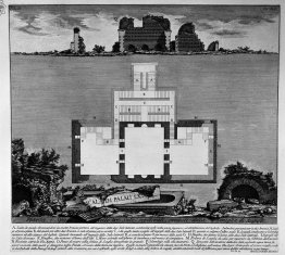 The Roman antiquities, t. 2, Plate XL. View of a tomb oldest exi