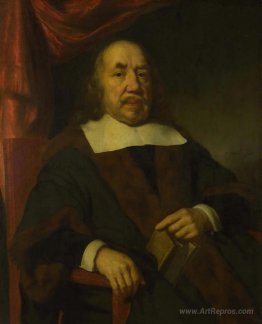 Portrait of an Elderly Man in a Black Robe