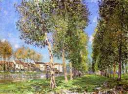 The Lane of Poplars at Moret Sur Loing