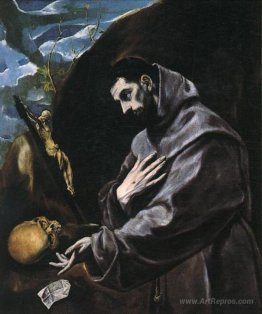 St. Francis praying