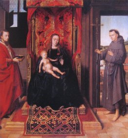 The Virgin and Child Enthroned with Saints Jerome and Francis