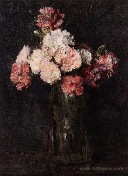 Carnations in a Champagne Glass