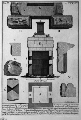 The Roman antiquities, t. 2, Plate XXXVIII. Cutaway view of the