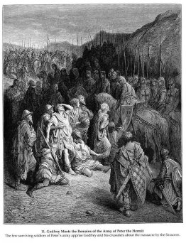 Godfrey Meets the Remains of the Army of Peter the Hermit