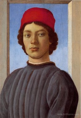 Portrait of a young man with red cap