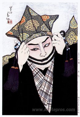 Onoe Shoroku as Priest in Tsuchigumo