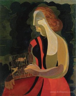 Woman with birds