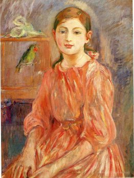 The Artist's Daughter with a Parakeet