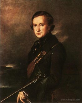 Portrait of Yu. F. Samarin in the Hunting Dress