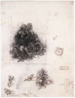 Study for the "Burlington House Cartoon" (The Virgin and Child w