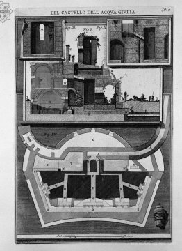 Plan and vertical sections of the castle