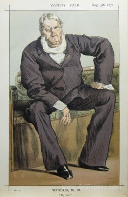 Caricature of George William Pierrepont Bentinck M.P.