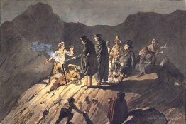 Participants of the expedition to Mount Vesuvius