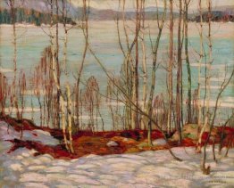 Frozen Lake, Early Spring, Algonquin Park