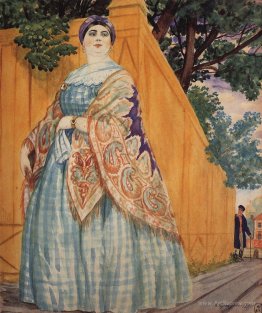 Merchant's wife on the promenade