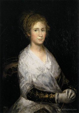 Portrait thought to be Josepha Bayeu (or Leocadia Weiss)