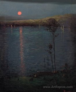 Moon on the Lake