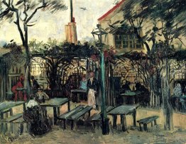 Terrace of a Cafe on Montmartre "La Guinguette"